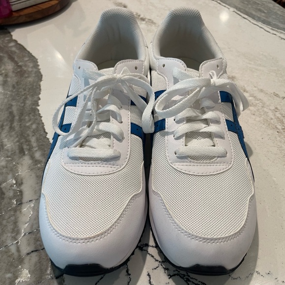 ASICS retro!  Blue and white.  Never worn outside. - Picture 4 of 4